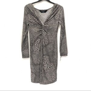 Perfect Norma Kamali leopard cheetah print dress